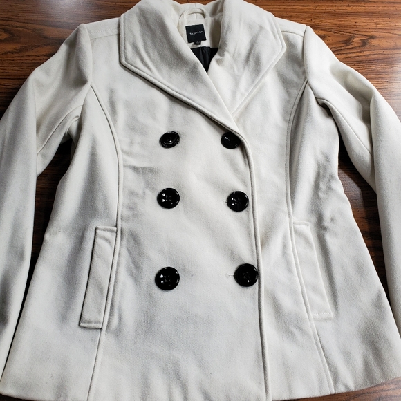 NWT- Rampage 100% Polyester Peacoat Womens Large - Picture 2 of 7